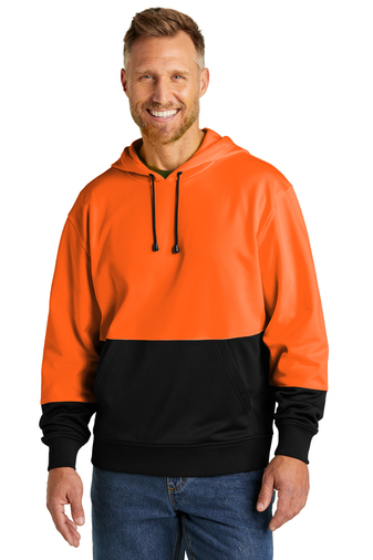 CornerStoneÂ® Enhanced Visibility Fleece Pullover Hoodie Sweatshirt
